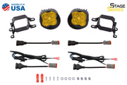 SS3 LED Fog Light Kit for 2016-2021 Toyota RAV4 Yellow SAE Fog Pro w/ Backlight Diode Dynamics