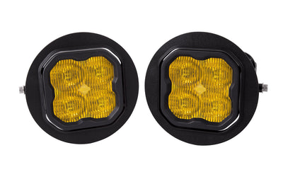 SS3 LED Fog Light Kit for 1996-2006 Dodge Viper Yellow SAE Fog Max w/ Backlight Diode Dynamics
