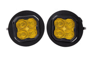 SS3 LED Fog Light Kit for 2008-2010 Dodge Viper Yellow SAE Fog Max w/ Backlight Diode Dynamics