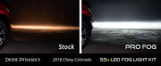 SS3 LED Fog Light Kit for 2007-2014 GMC Yukon Yellow SAE Fog Pro w/ Backlight Diode Dynamics
