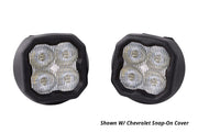 SS3 LED Fog Light Kit for 2007-2014 GMC Yukon White SAE Fog Max w/ Backlight Diode Dynamics
