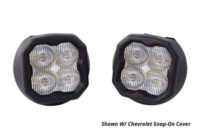 SS3 LED Fog Light Kit for 2007-2014 GMC Yukon White SAE Fog Max w/ Backlight Diode Dynamics