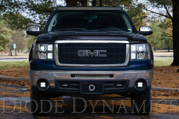 SS3 LED Fog Light Kit for 2007-2013 GMC Sierra 1500 White SAE Fog Pro w/ Backlight Diode Dynamics