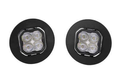 SS3 LED Fog Light Kit for 2007-2013 GMC Sierra 1500 White SAE Fog Max w/ Backlight Diode Dynamics
