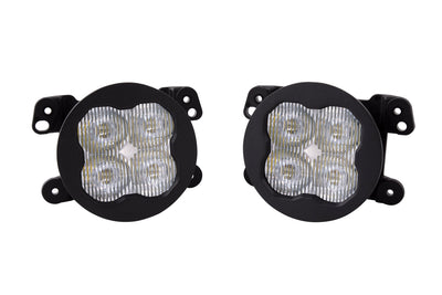 SS3 LED Fog Light Kit for 2009-2017 Dodge Journey White SAE Fog Max w/ Backlight Type M Bracket Kit Diode Dynamics