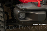 SS3 LED Fog Light Kit for 2020-2021 Jeep Gladiator Yellow SAE Fog Max w/ Backlight Type MS Bracket Kit Diode Dynamics