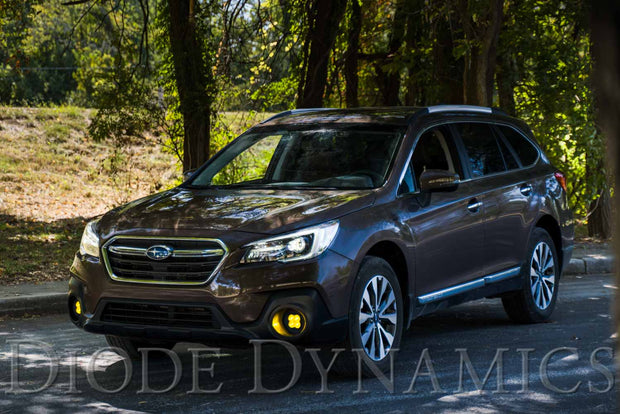 SS3 LED Fog Light Kit for 2013-2019 Subaru Outback White SAE Fog Sport w/ Backlight Diode Dynamics