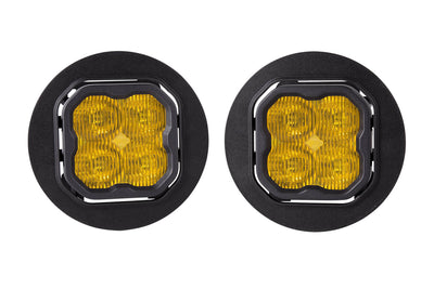 SS3 LED Fog Light Kit for 2005-2009 Subaru Outback Yellow SAE Fog Pro w/ Backlight Diode Dynamics
