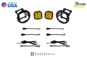 SS3 LED Fog Light Kit for 2005-2009 Subaru Outback Yellow SAE Fog Max w/ Backlight Diode Dynamics