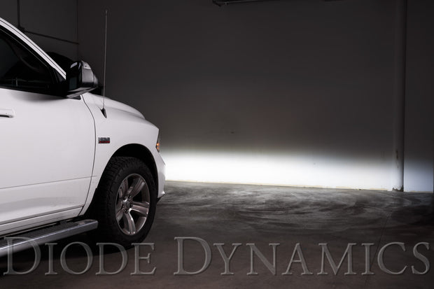 SS3 LED Fog Light Kit for 2013-2018 Ram 1500 White SAE Fog Max w/ Backlight Diode Dynamics