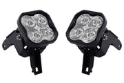 SS3 LED Fog Light Kit for 1999-2010 Ford Super Duty F-250/F-350 Yellow SAE Fog Sport w/ Backlight Diode Dynamics