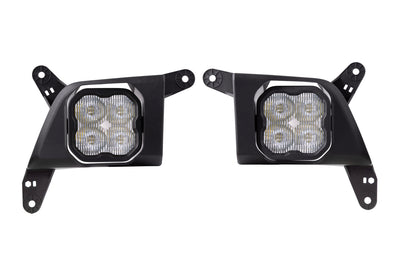 SS3 LED Fog Light Kit for 2020-2021 Chevrolet Silverado HD 2500/3500 White SAE Fog Max w/ Backlight Diode Dynamics