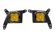 SS3 LED Fog Light Kit for 2020-2021 Chevrolet Silverado HD 2500/3500 Yellow SAE Fog Max w/ Backlight Diode Dynamics