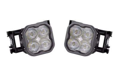 SS3 LED Fog Light Kit for 2011-2014 Subaru WRX/STi White SAE Fog Pro w/ Backlight Diode Dynamics