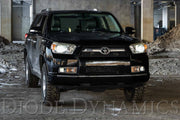 SS3 LED Fog Light Kit for 2010-2013 Toyota 4Runner, White SAE Fog Sport with Backlight Diode Dynamics