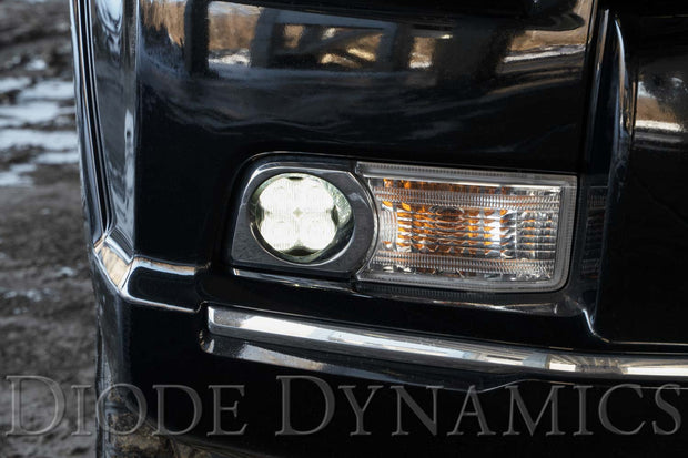 SS3 LED Fog Light Kit for 2010-2013 Toyota 4Runner, White SAE Fog Max with Backlight Diode Dynamics