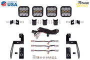 Stage Series Grille Bracket Kit for 2007-2018 Jeep JK Wrangler Diode Dynamics