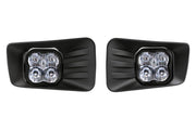 SS3 LED Fog Light Kit for 2015-2020 GMC Yukon, Yellow SAE Fog Sport with Backlight Diode Dynamics