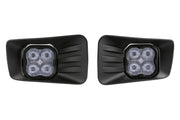 SS3 LED Fog Light Kit for 2015-2020 GMC Yukon, White SAE Fog Pro with Backlight Diode Dynamics