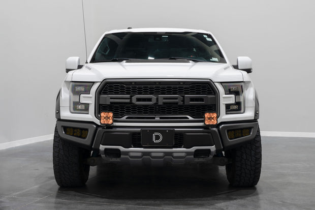 SS5 Bumper LED Pod Light Kit for 2017-2020 Ford Raptor Sport Yellow Combo Diode Dynamics