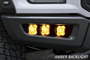 SS3 LED Fog Light Kit for 2017-2020 Ford Raptor Yellow Max Diode Dynamics