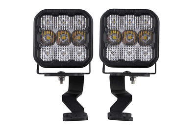 Stage Series Ditch Light Kit for 2022 Toyota Tundra SS5 Sport Diode Dymanics White Combo Diode Dymanics