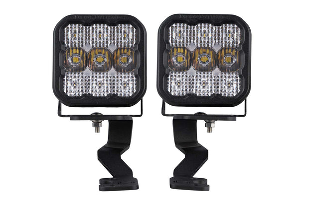 Stage Series Ditch Light Kit for 2022 Toyota Tundra SS5 Sport Diode Dymanics White Combo Diode Dymanics