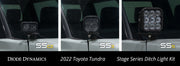 Stage Series Ditch Light Kit for 2022 Toyota Tundra SS5 Sport Diode Dymanics White Combo Diode Dymanics