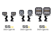 Stage Series Ditch Light Kit for 2022 Toyota Tundra SS5 Sport Diode Dymanics White Combo Diode Dymanics