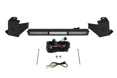 Stealth Bumper Light Bar Kit for 2022 Toyota Tundra White Combo Diode Dymanics