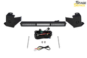 Stealth Bumper Light Bar Kit for 2022 Toyota Tundra White Combo Diode Dymanics