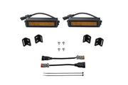 SS6 LED Fog Light Kit for 2022 Toyota Tundra Amber Wide Diode Dymanics