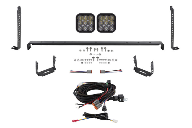 SS5 Stealth Grille LED 2-Pod Kit for 2014-2023 Toyota 4Runner, Sport White Driving Diode Dynamics