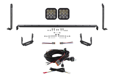 SS5 Stealth Grille LED 2-Pod Kit for 2014-2023 Toyota 4Runner, Pro White Driving Diode Dynamics