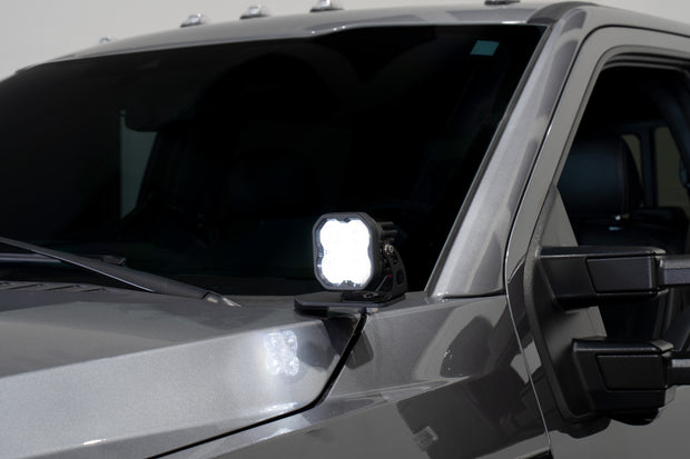 Stage Series Ditch Light Kit for 2017-2022 Ford Super Duty, C2 Sport Yellow Combo Diode Dynamics
