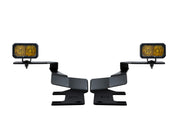 Stage Series Ditch Light Kit for 2017-2022 Ford Super Duty, C2 Pro Yellow Combo Diode Dynamics