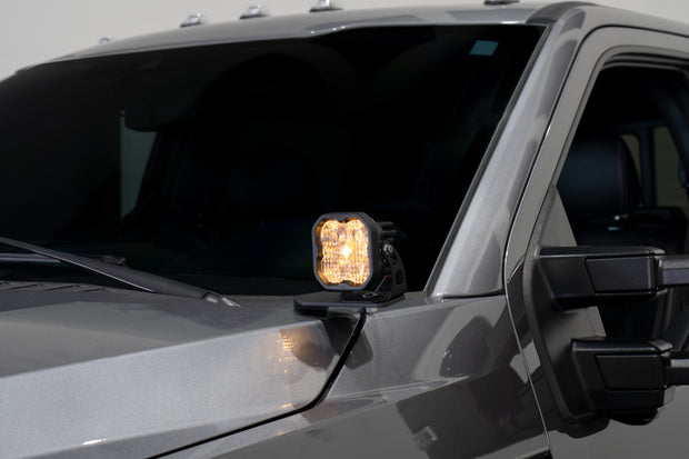 Stage Series Ditch Light Kit for 2017-2022 Ford Super Duty, SS3 Pro Yellow Combo Diode Dynamics