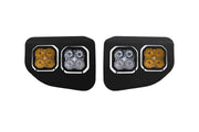 SS3 LED Fog Pocket Kit for 2020-2022 Ford Super Duty, White Sport Diode Dynamics