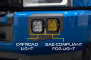 SS3 LED Fog Pocket Kit for 2020-2022 Ford Super Duty, White Sport Diode Dynamics