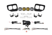 SS3 LED Fog Pocket Kit for 2020-2022 Ford Super Duty, Yellow Sport Diode Dynamics