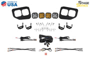 SS3 LED Fog Pocket Kit for 2020-2022 Ford Super Duty, Yellow Sport Diode Dynamics