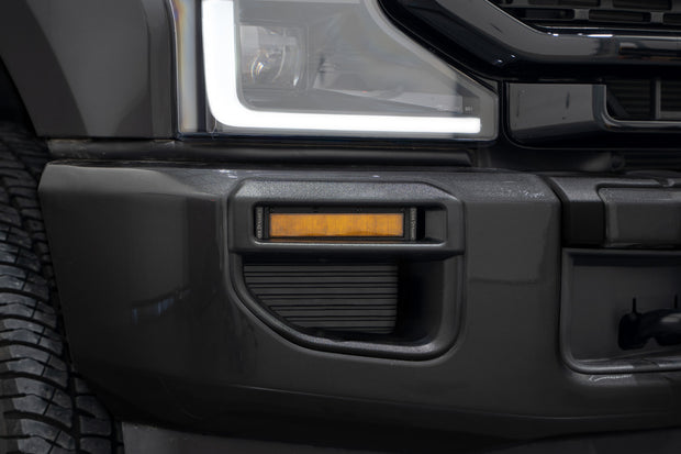 SS6 LED Fog Light Kit for 2020-2022 Ford Super Duty, White Wide Diode Dynamics