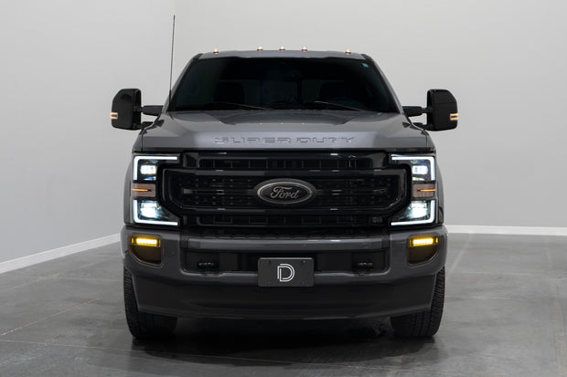 SS6 LED Fog Light Kit for 2020-2022 Ford Super Duty, White Wide Diode Dynamics