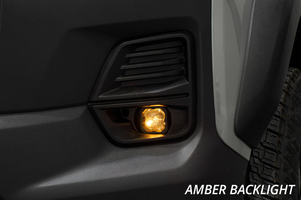 SSC1 LED Fog Light Kit SAE Fog for 2023-2024 Chevrolet Colorado, Yellow Diode Dynamics
