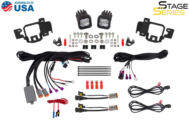 SSC1 LED Fog Light Kit SAE Fog for 2023-2024 Chevrolet Colorado, Yellow Diode Dynamics