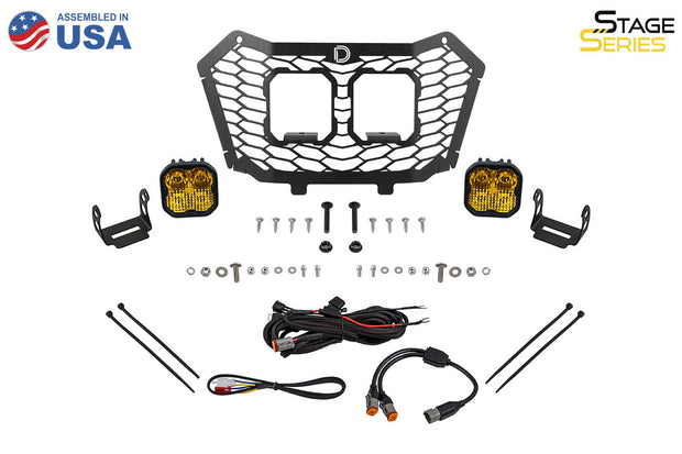 Stage Series LED Grille Kit for 2022-2024 Honda Talon, Pro White Fog