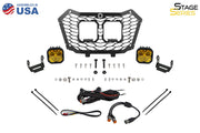 Stage Series LED Grille Kit for 2022-2024 Honda Talon, Pro Yellow Fog