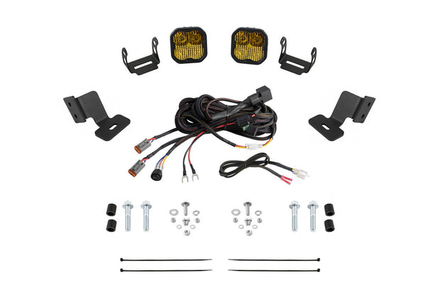 Stage Series Ditch Light Kit for 2019-2024 Honda Talon, SS3 Sport Yellow Combo
