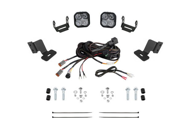 Stage Series Ditch Light Kit for 2019-2024 Honda Talon, SS3 Pro White Combo