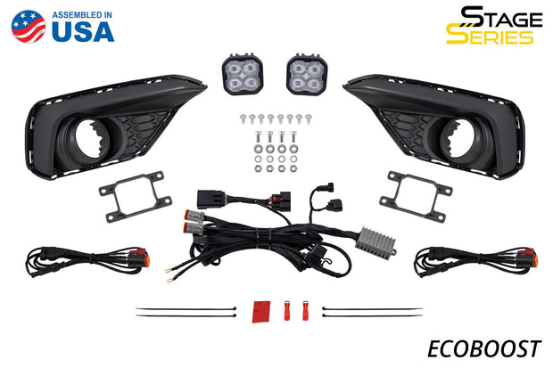 SS3 Add-On Fog Lamp Kit for 2024 Ford Mustang EcoBoost White Sport Diode Dynamics